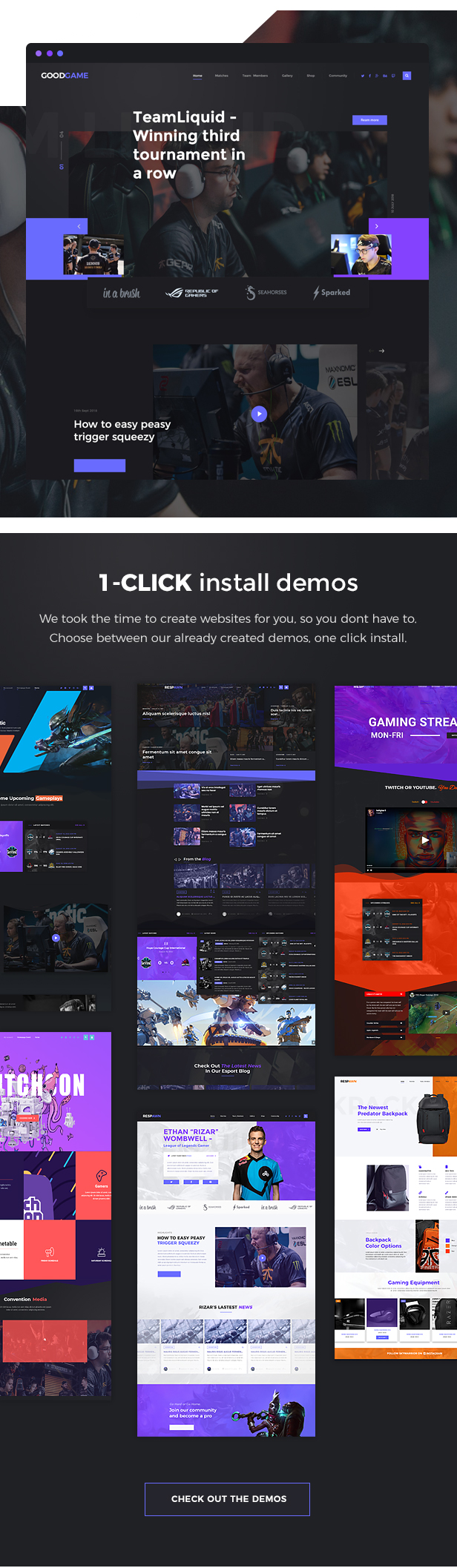 Respawn - Esports Gaming WordPress Theme - 3