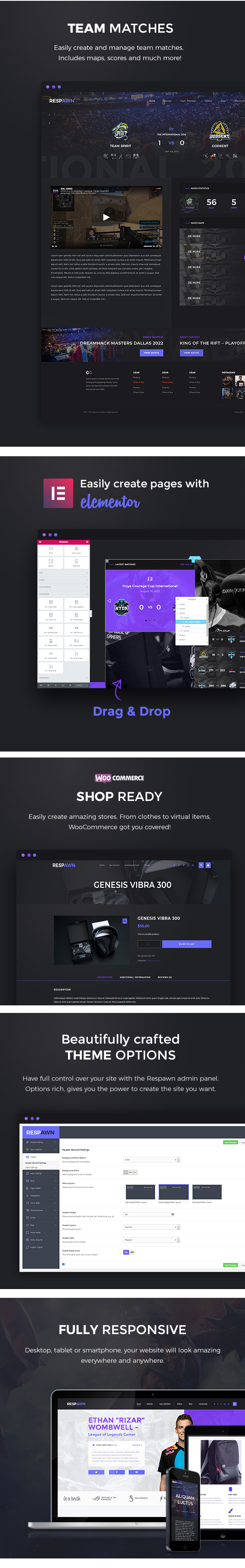 Respawn - Esports Gaming WordPress Theme - 4