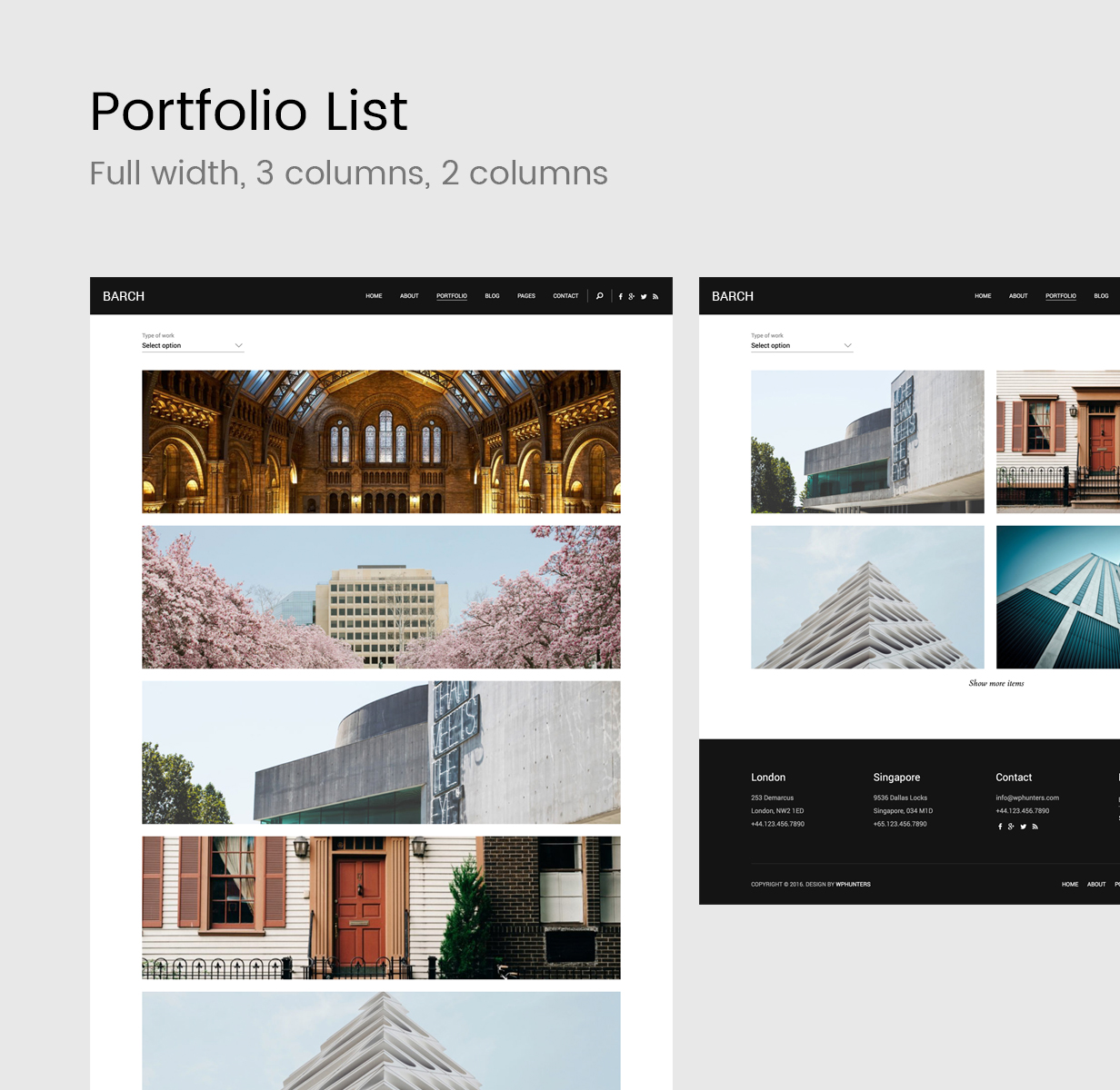 Barch - Architecture Portfolio WordPress Theme - 7