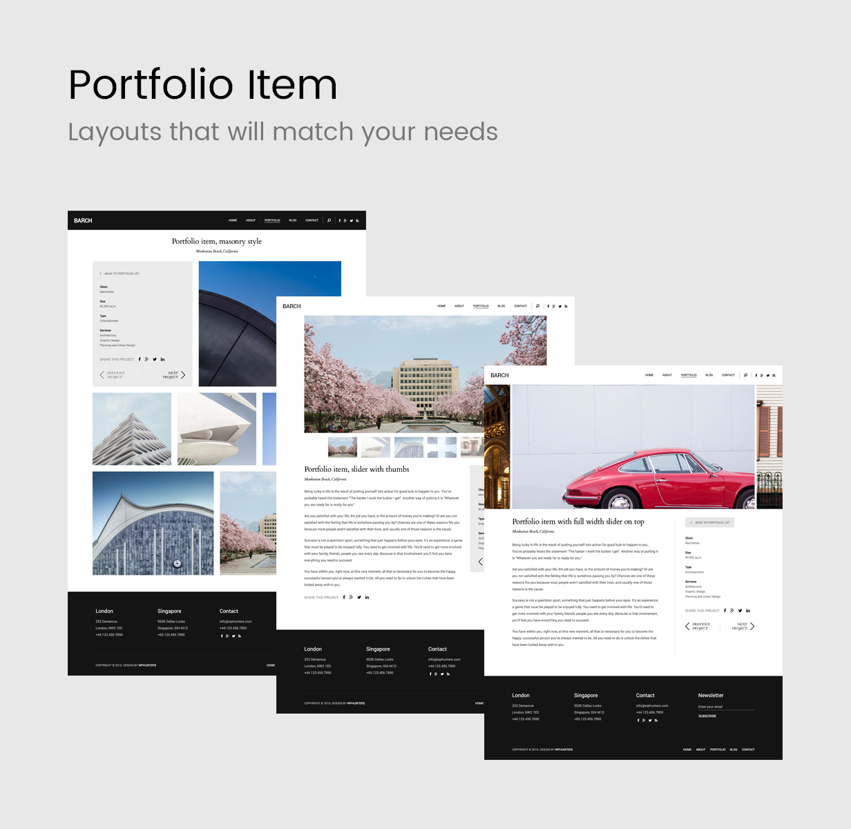 Barch - Architecture Portfolio WordPress Theme - 8