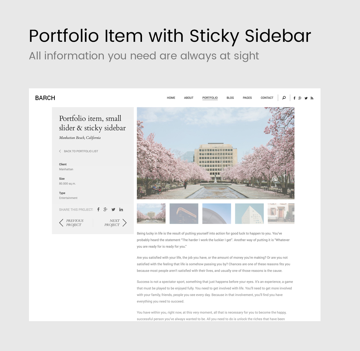 Barch - Architecture Portfolio WordPress Theme - 9