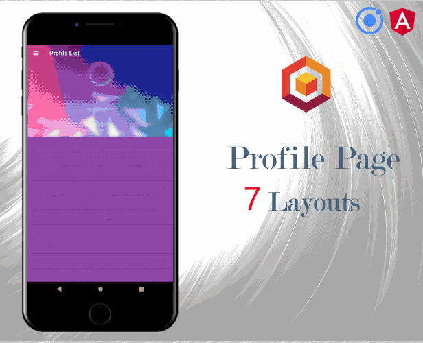 Ionic 5 / Angular 8 Blue UI Theme / Template App | Starter App