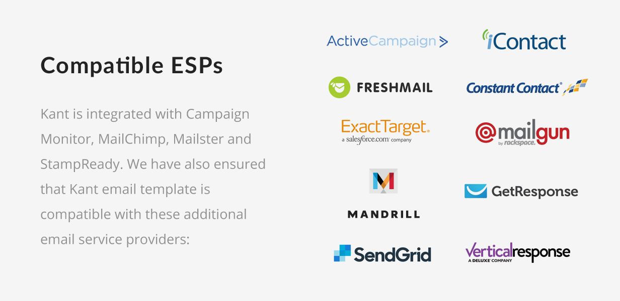 Kant - Responsive Email for Startups: 50+ Sections + Online Builder + MailChimp + Mailster + Shopify - 5