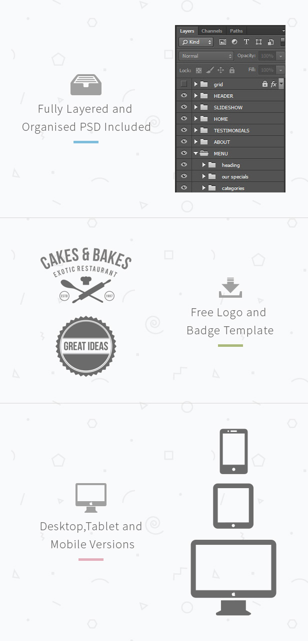 Cakes & Bakes - Muse Template - 1