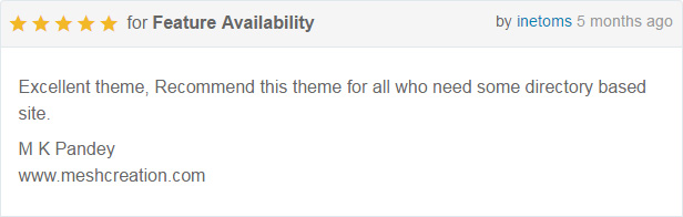 DirectoryPRO WordPress theme - rating4