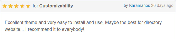 DirectoryPRO WordPress theme - rating1
