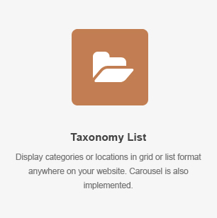 Taxonomy List Element