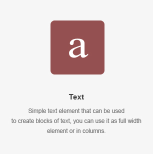 Text Element