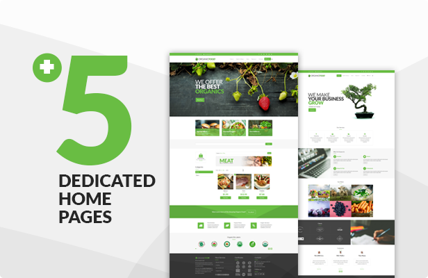 Organic Food - Kitchen, Farm, Corporate, Landing Page & E-commerce HTML Template - 3