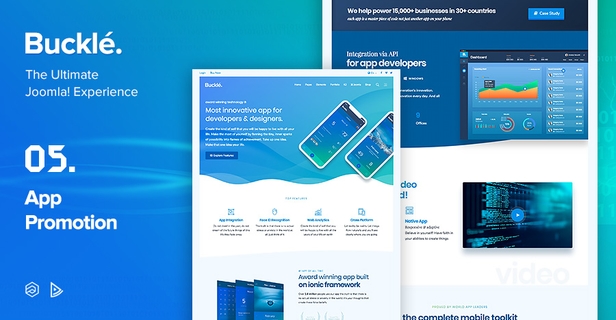 App Promotion Joomla Template