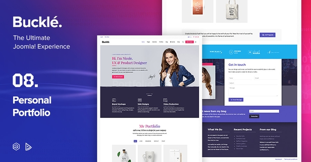 Personal Portfolio Joomla Template