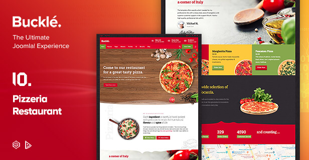 Pizzeria Restaurant Joomla Template