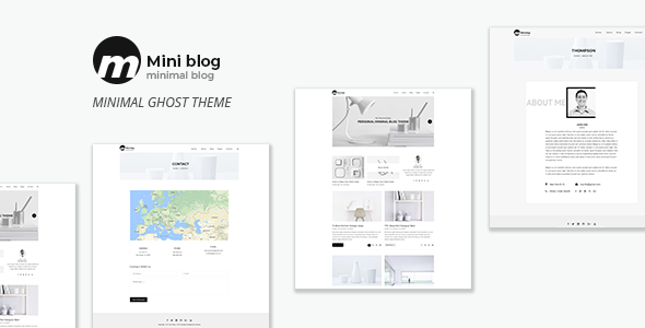 Miniblog - Responsive Ghost Template - Ghost Themes Blogging