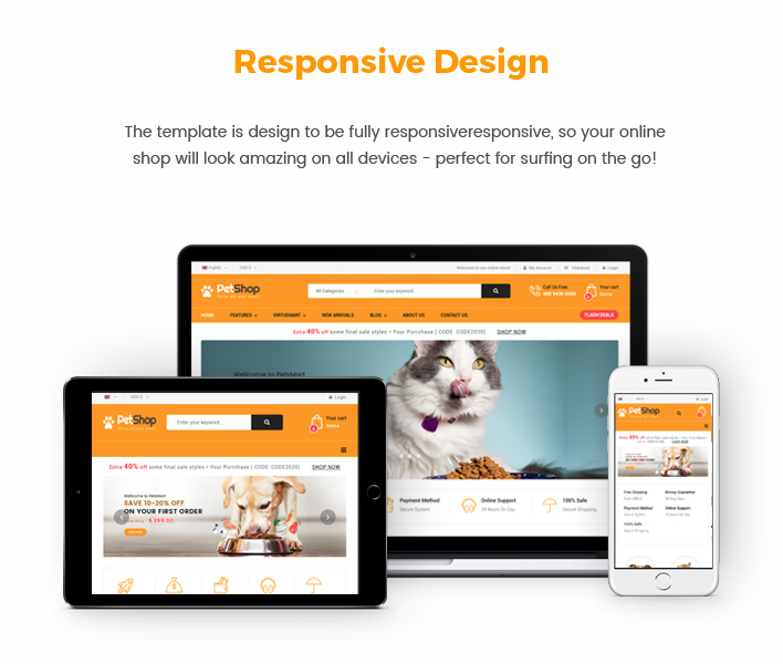 Sj PetShop - Responsive Pet Store Joomla Template