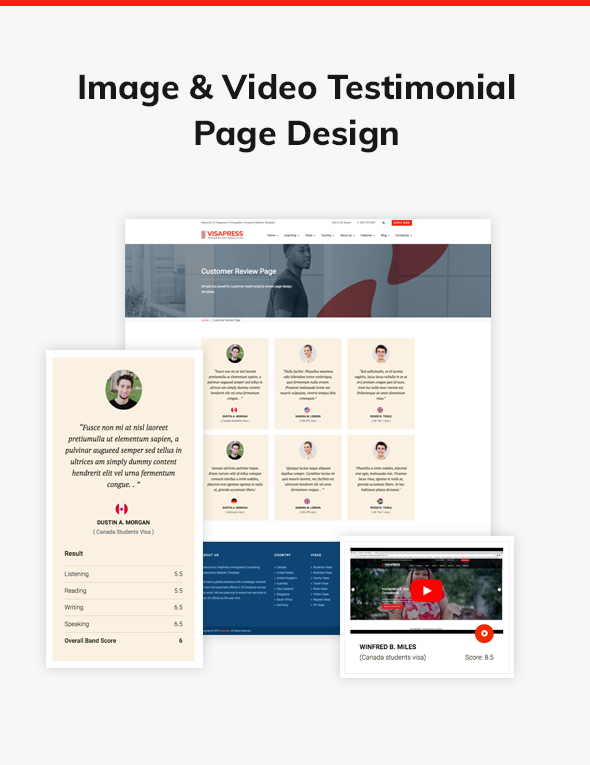 VisaHub - Immigration Consulting WordPress Theme