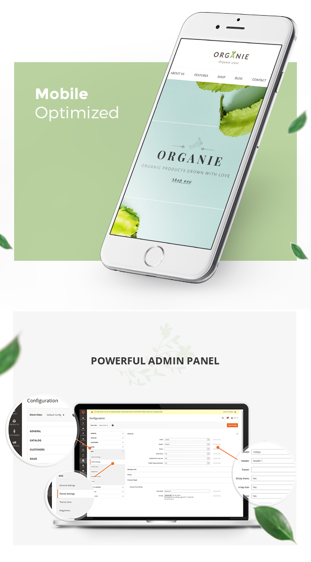 Organie - An Organic Store, Farm, Cake and Flower Shop Magento 2 and 1 Theme - 10