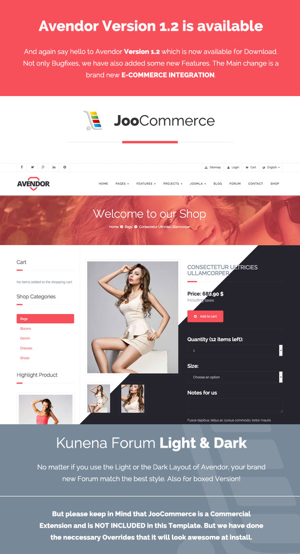 AVENDOR - Responsive Multi-purpose Joomla Template - 1