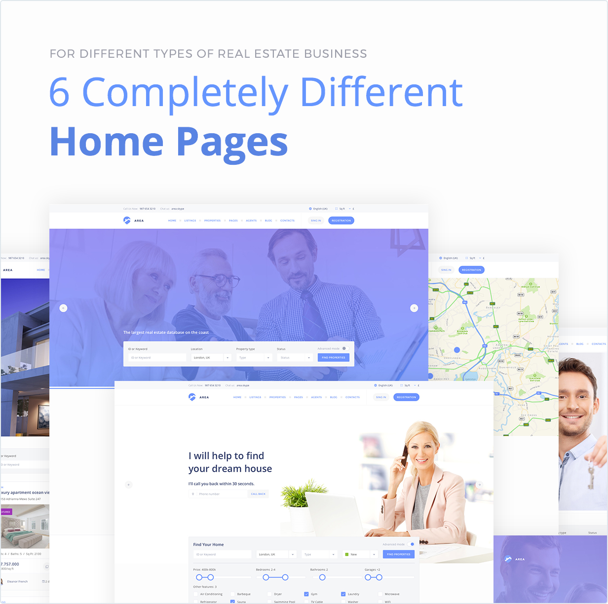 6 Completely Different Home Pages