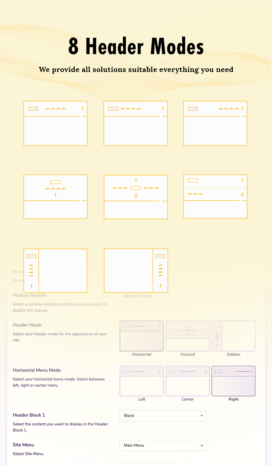 Header Modes