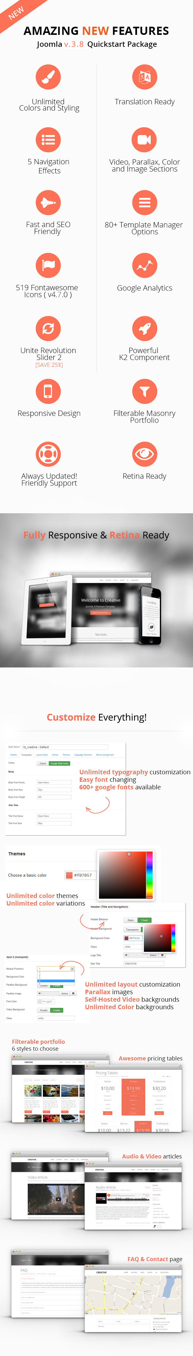 Creative - Responsive Joomla Template - 1