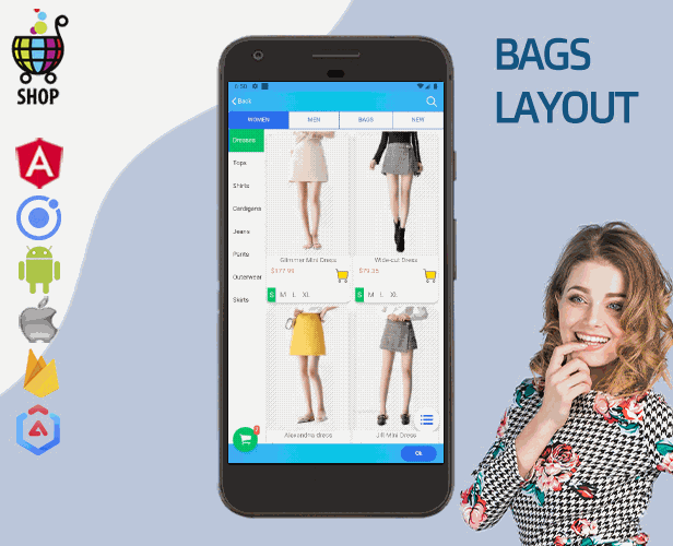 Ionic5 Clothes Commerce Shop App