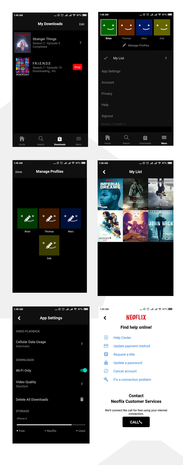 Neoflix React Native Theme - 7