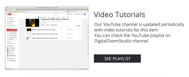 Video Player with Playlist - Visual Composer WP AddOn /w WooCommerce and Ads - 6