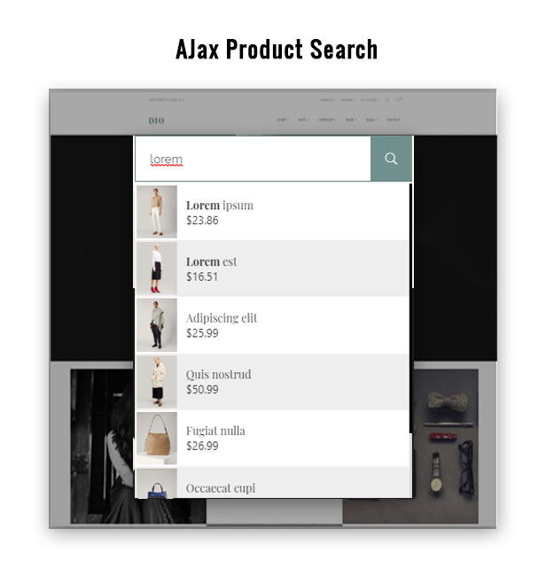 Integrated Search Function