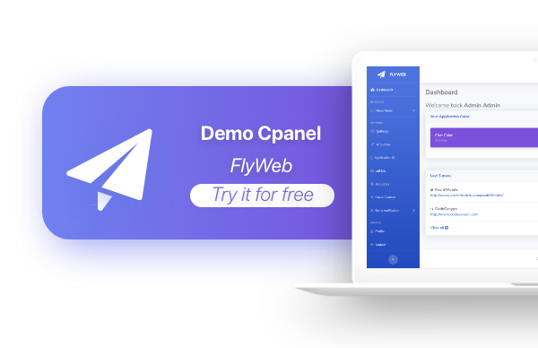 FlyWeb for Web to App Convertor Flutter + Admin Panel V1.0 - 14