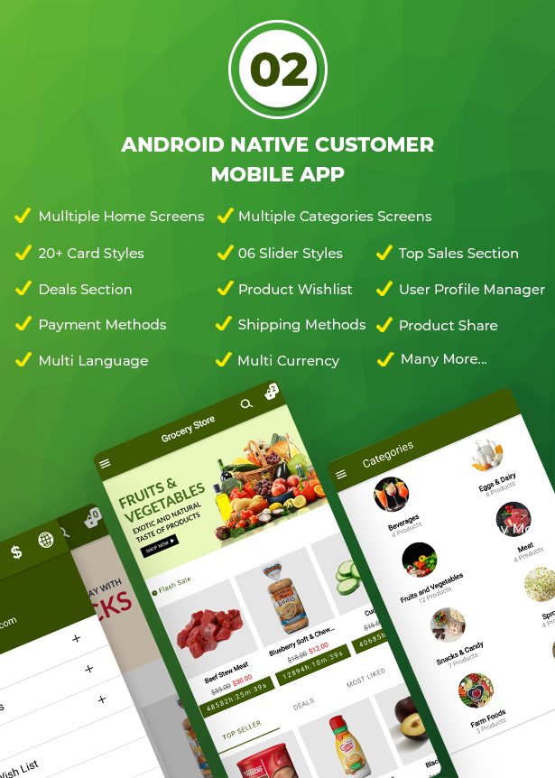 Ecommerce Solution with Delivery App For Grocery, Food, Pharmacy, Any Store / Laravel + Android Apps - 3