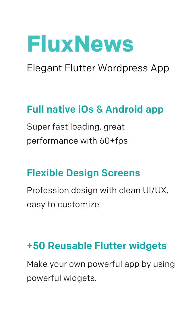 FluxNews - Flutter mobile app for WordPress - 2