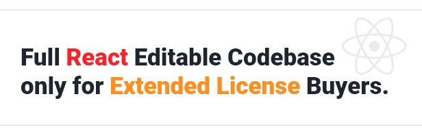 Full Codebase for extended-license buyers