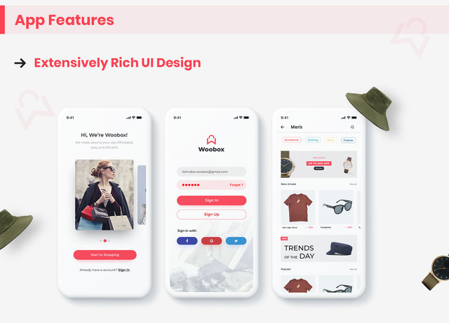 WooBox - WooCommerce iOS App  E-commerce Full Mobile App + Swift 4 - 4