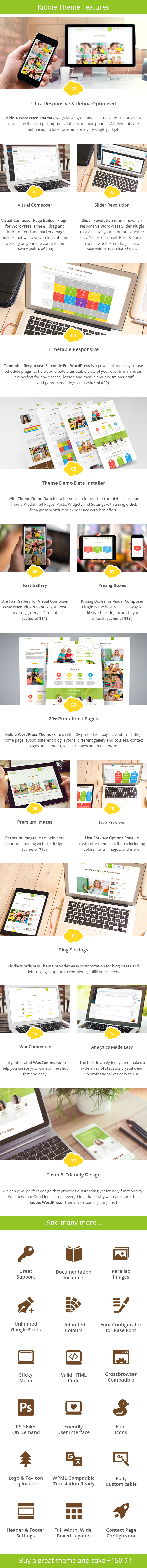 Kiddie - Kindergarten WordPress Theme