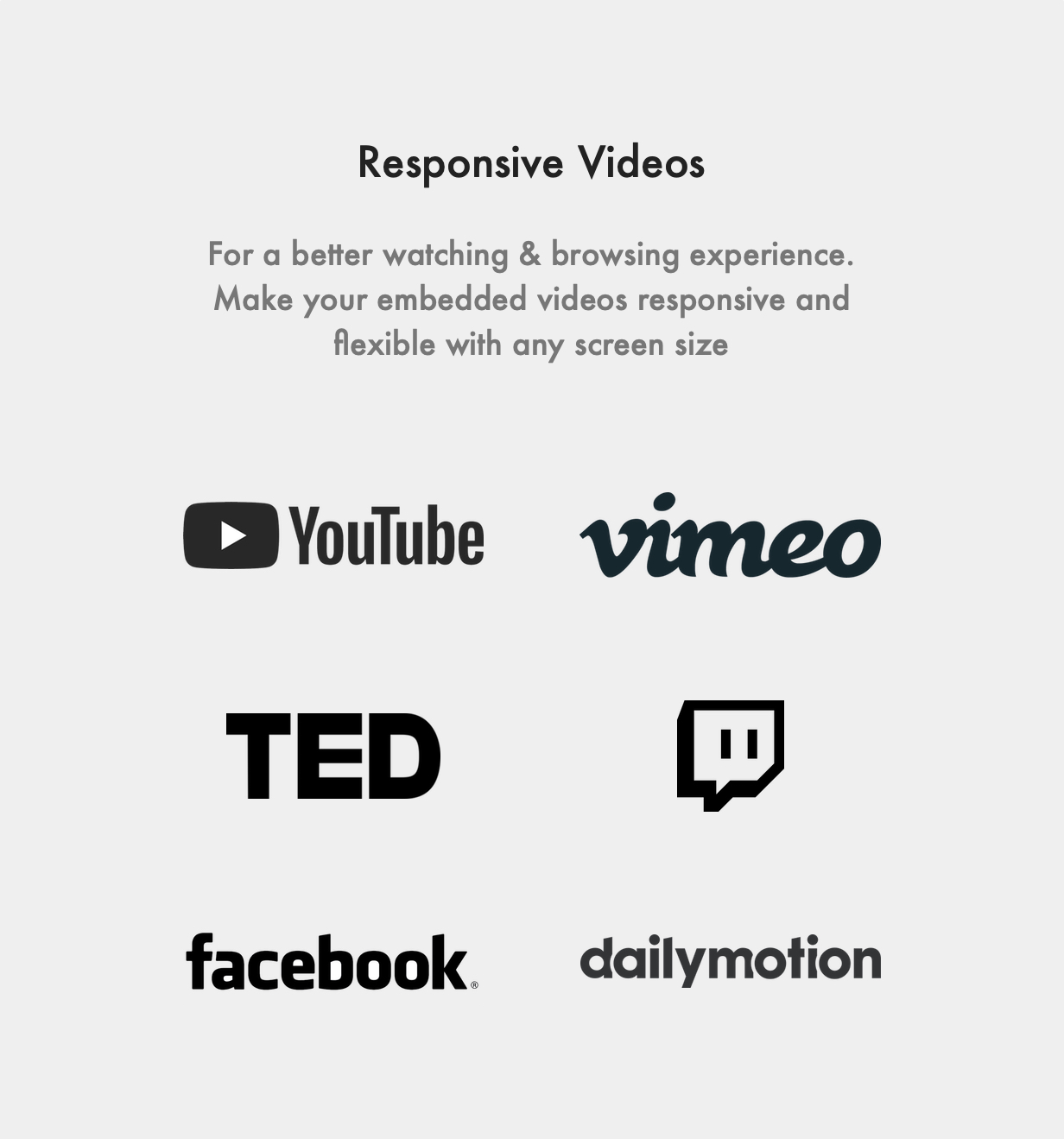Sinai Jekyll Theme Responsive Videos (YouTube, Vimeo, Twitch, TED, Dailymotion and Facebook)