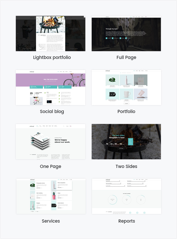 Minimal Portfolio Drupal 8 Theme - 1