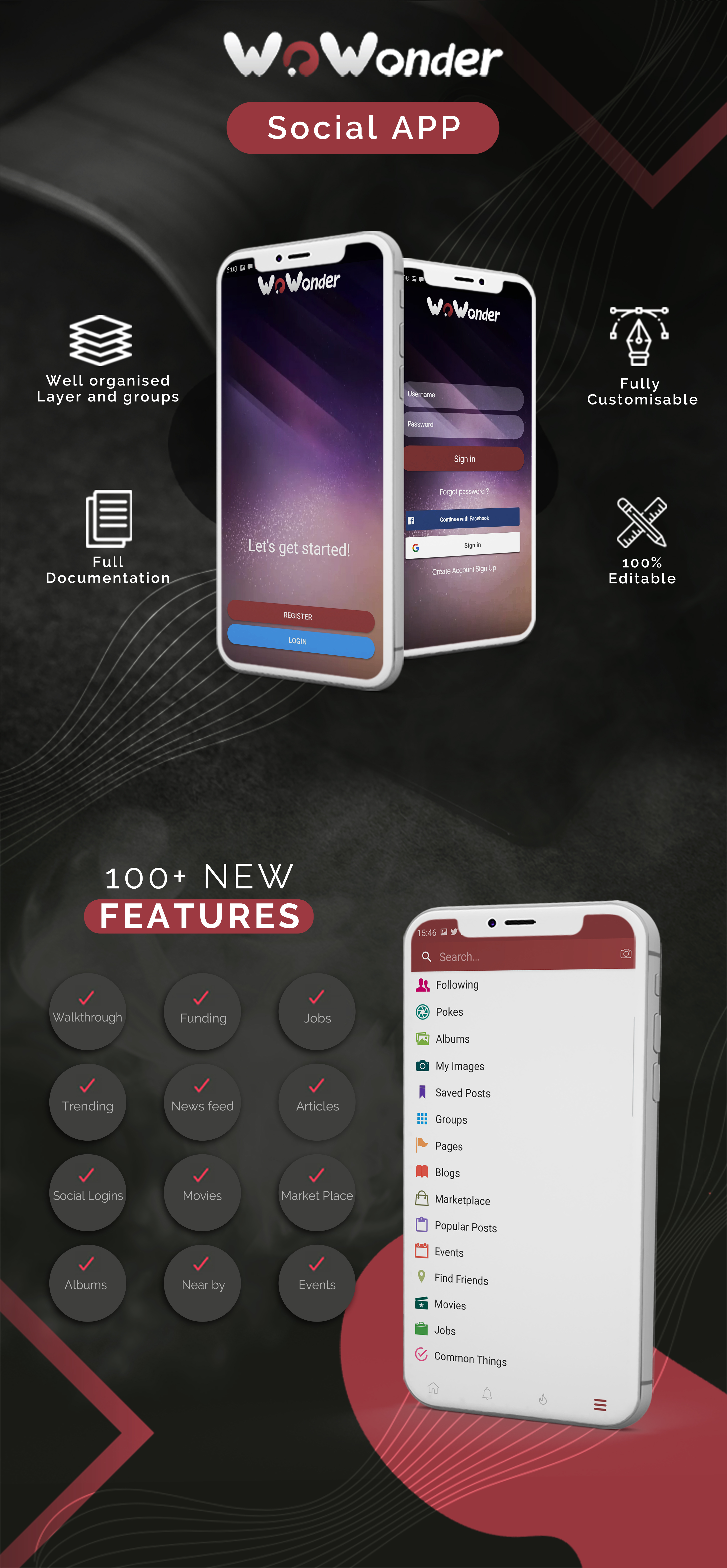 Mobile Native Social Timeline Applications - For WoWonder Social PHP Script - 3