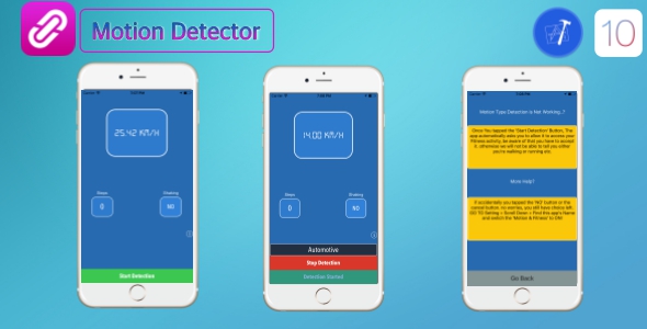 Motion Detection | The #1 Fitness and Motion Detector App(Objective-c) - 1