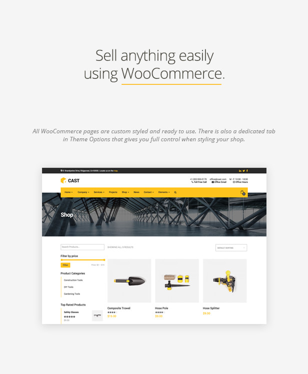 Cast - Construction & Building WordPress Theme - 7