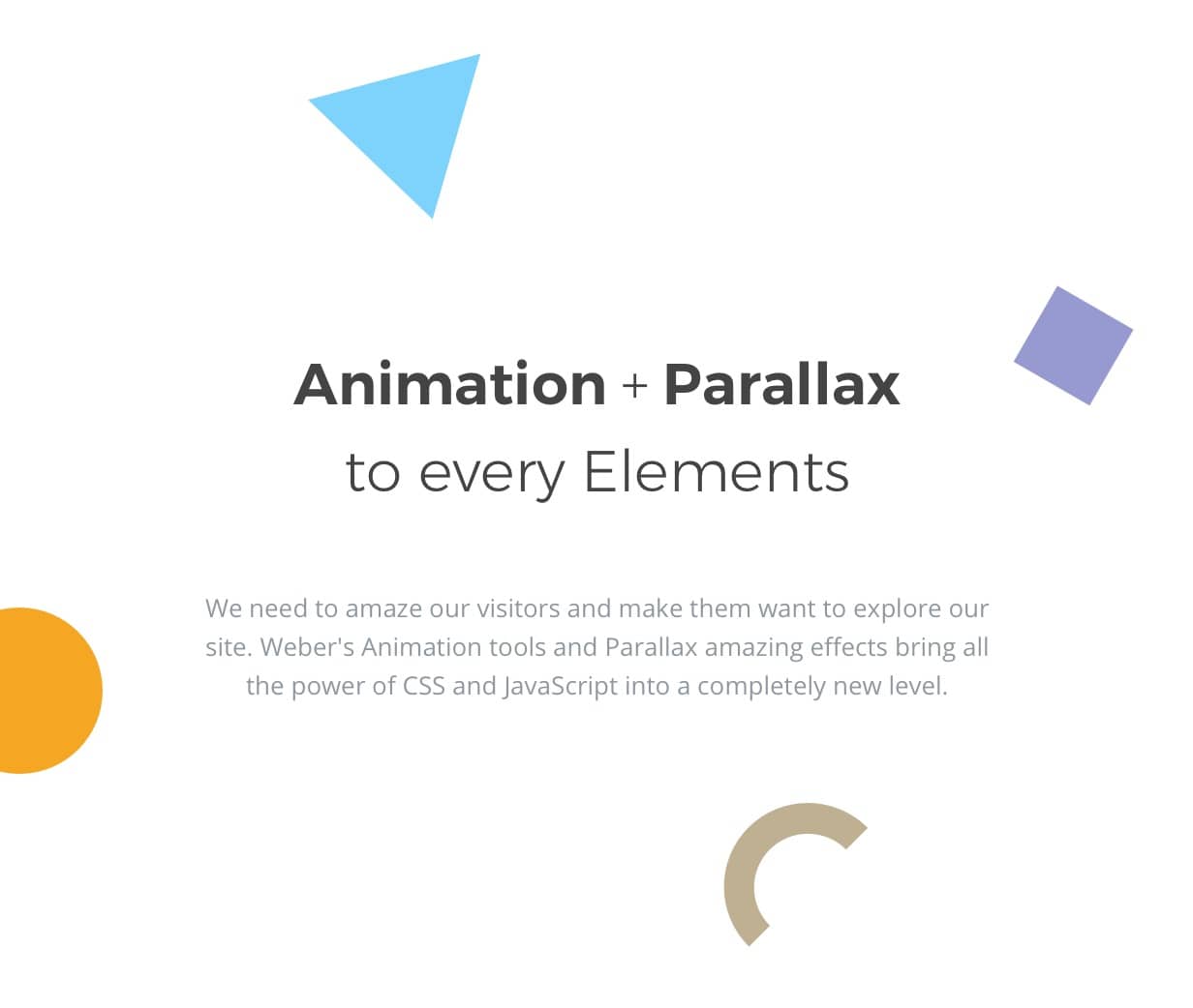 Animation and Parallax