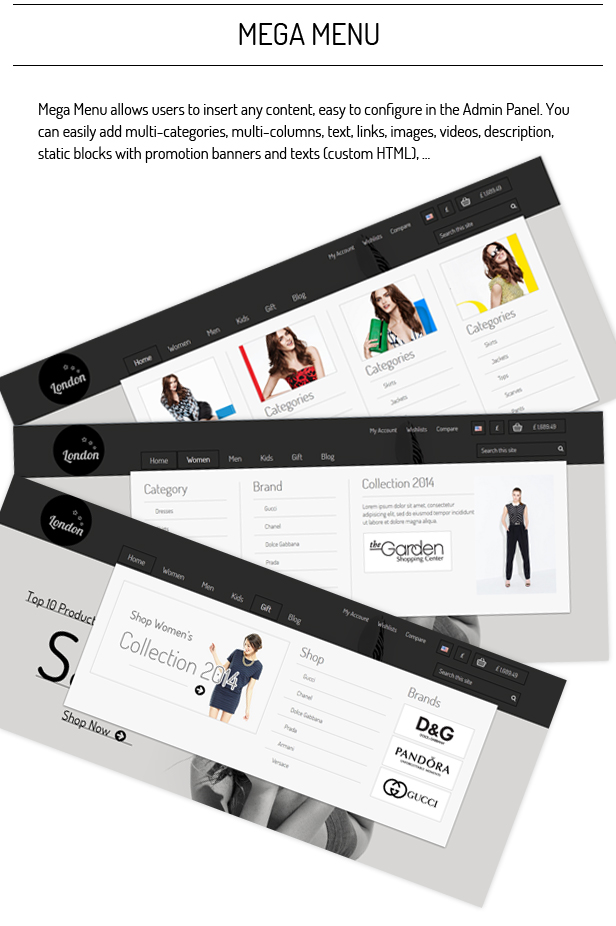 London Stars - Responsive Prestashop Theme - 14