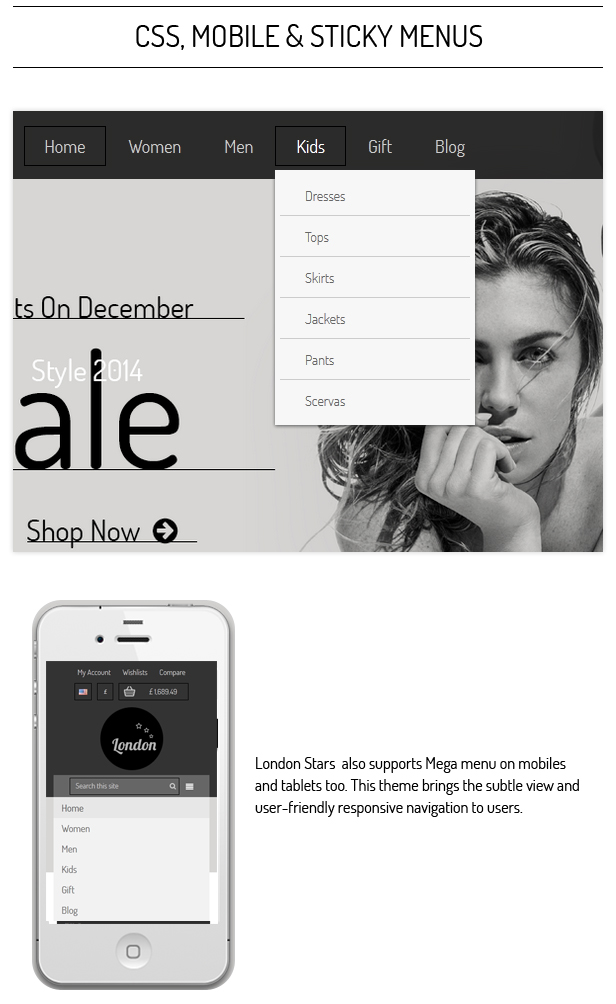 London Stars - Responsive Prestashop Theme - 15