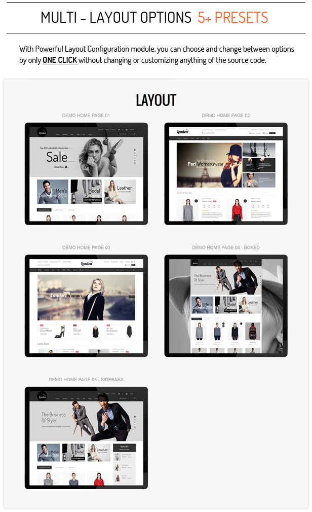 London Stars - Responsive Prestashop Theme - 1