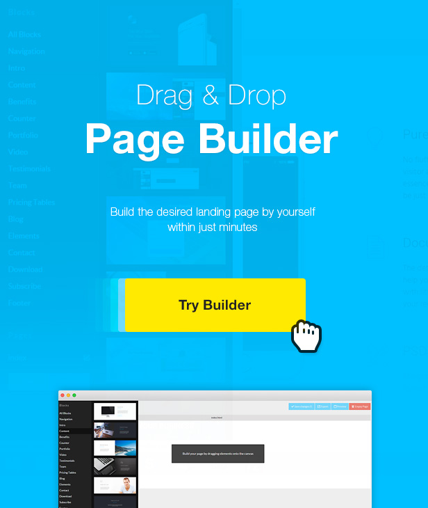 Drag and Drop Page Builder ($21 Regular Price)