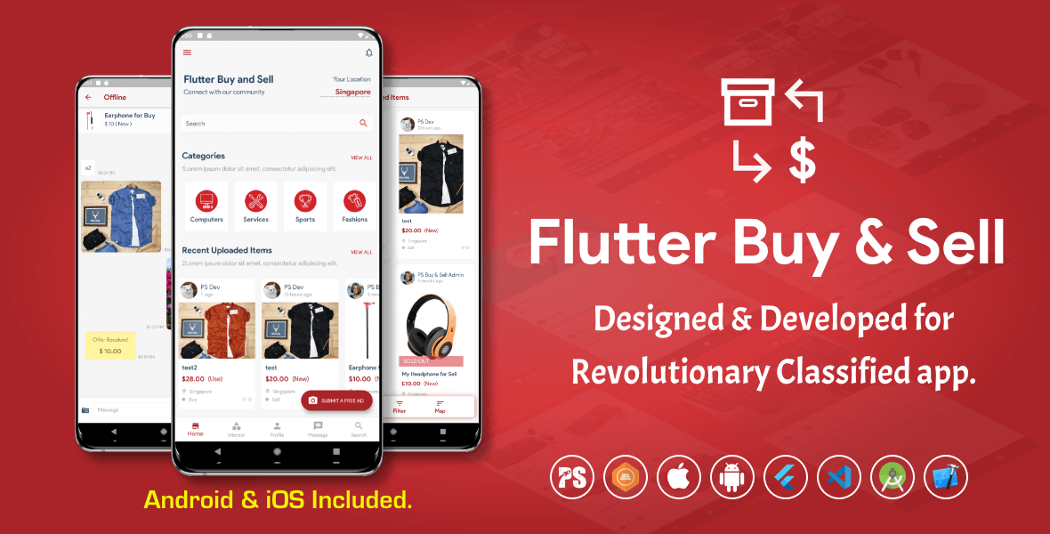 Flutter Restaurant ( Online Food Delivery System For iOS and Android ) 1.0 - 6