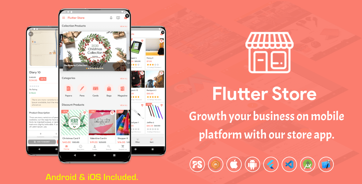 Flutter Restaurant ( Online Food Delivery System For iOS and Android ) 1.0 - 7