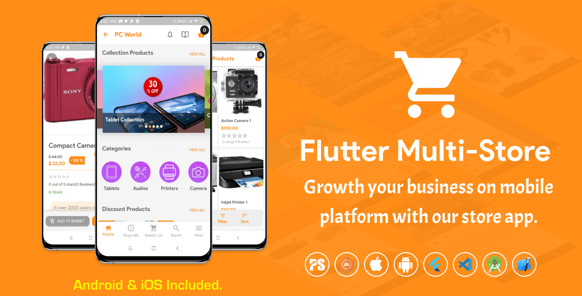 Flutter Restaurant ( Online Food Delivery System For iOS and Android ) 1.0 - 8