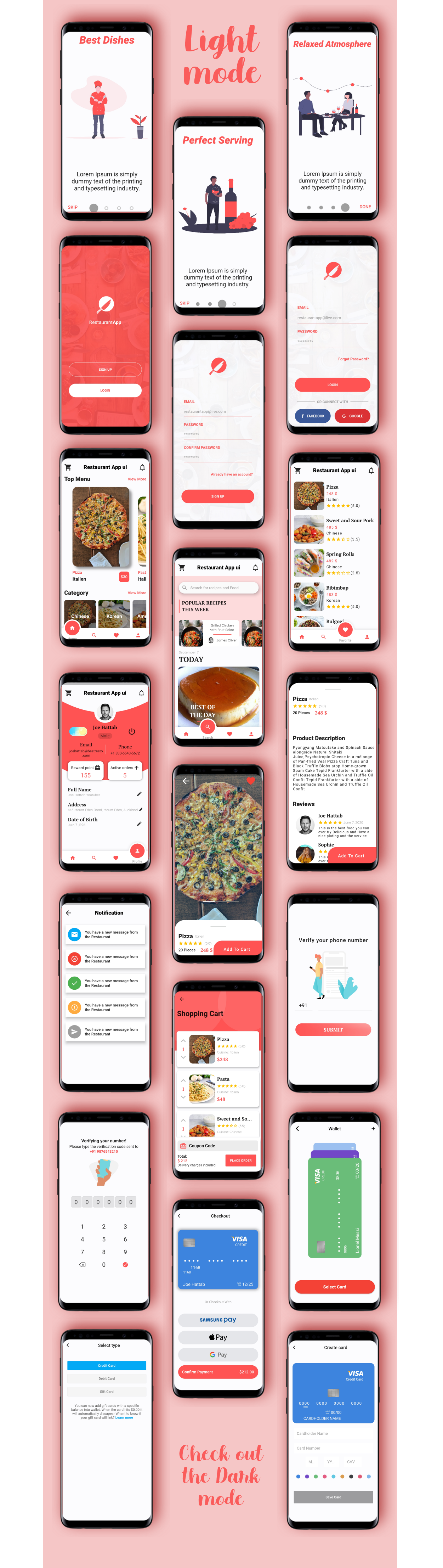 Modern Flutter Restaurant UI Kit - 3