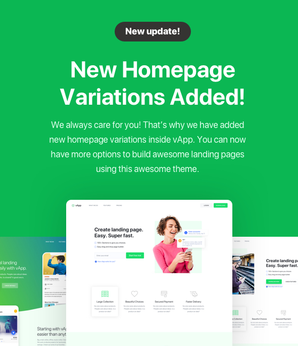 vApp | WordPress App Landing Page - 1