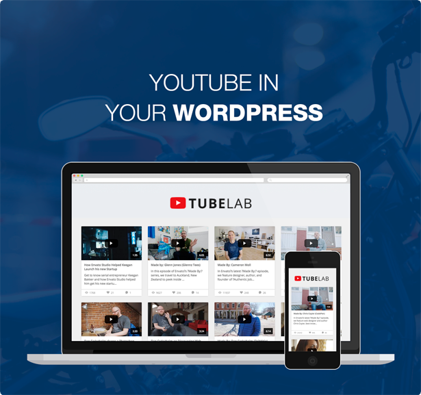 Tubelab - YouTube plugin for WordPress - 4